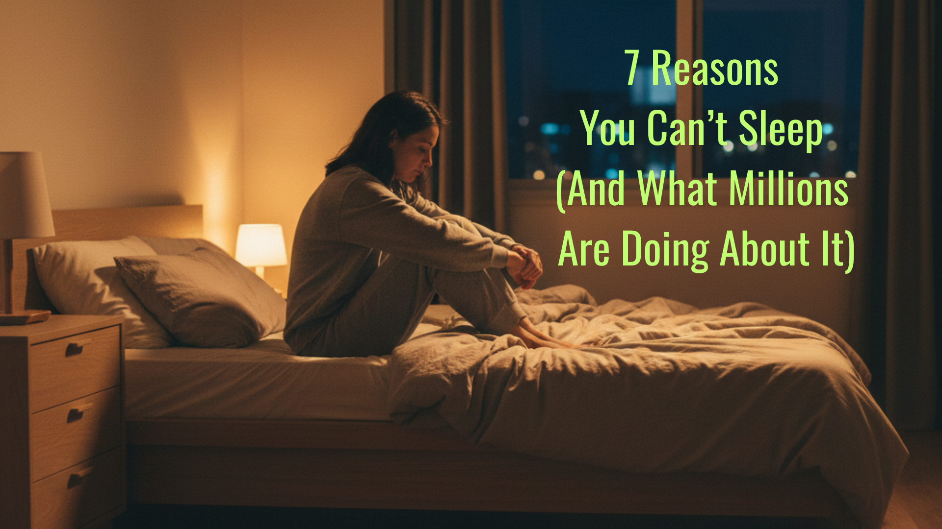 7 reasons you can’t sleep